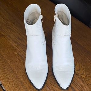 White ladies booties